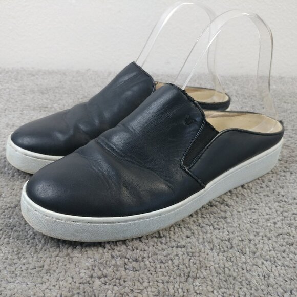 Vionic Dakota Black Leather Slip-On Sneaker Mule Womens Size 6.5 Orthotic - Picture 1 of 11